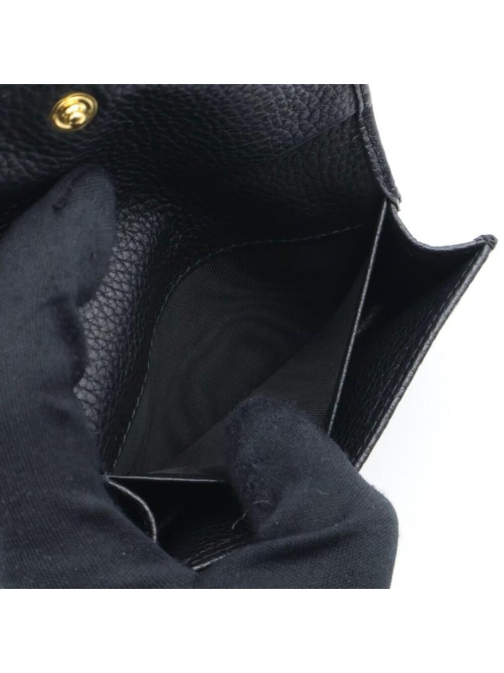 Prada Card Case Metal Logo Black Business Holder - Picture 3 of 10